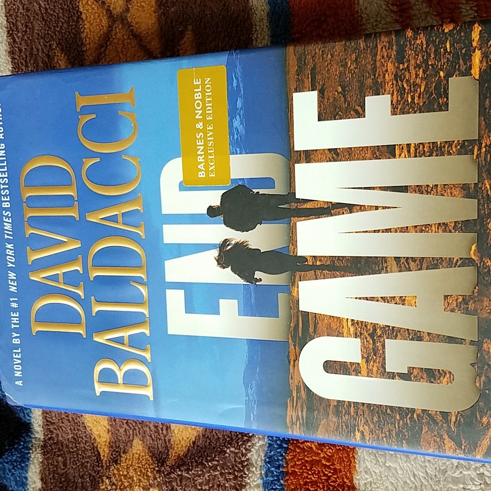 Bevs Books - David Baldacci 'END GAME'  - Hardcover Book